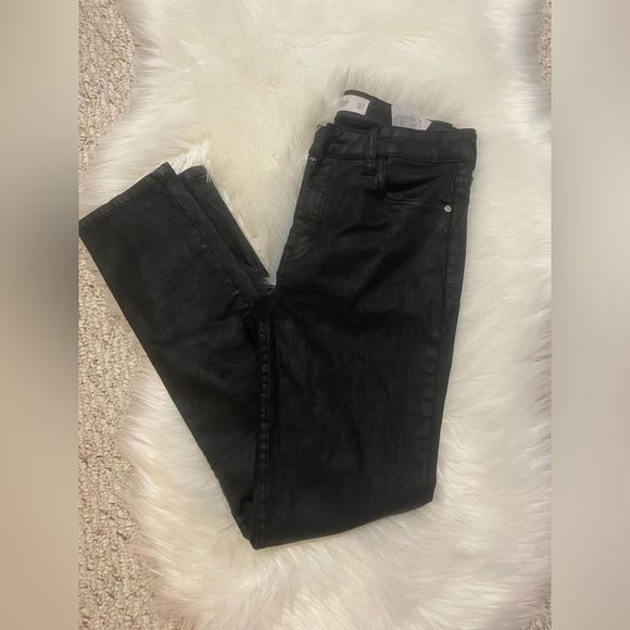 Mango Straight Waxed Jeans - Picture 5 of 5